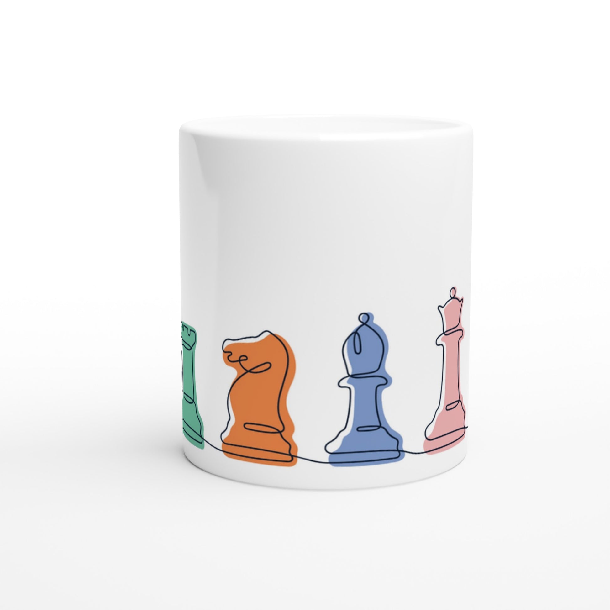Chess - White 11oz Ceramic Mug White 11oz Mug Games