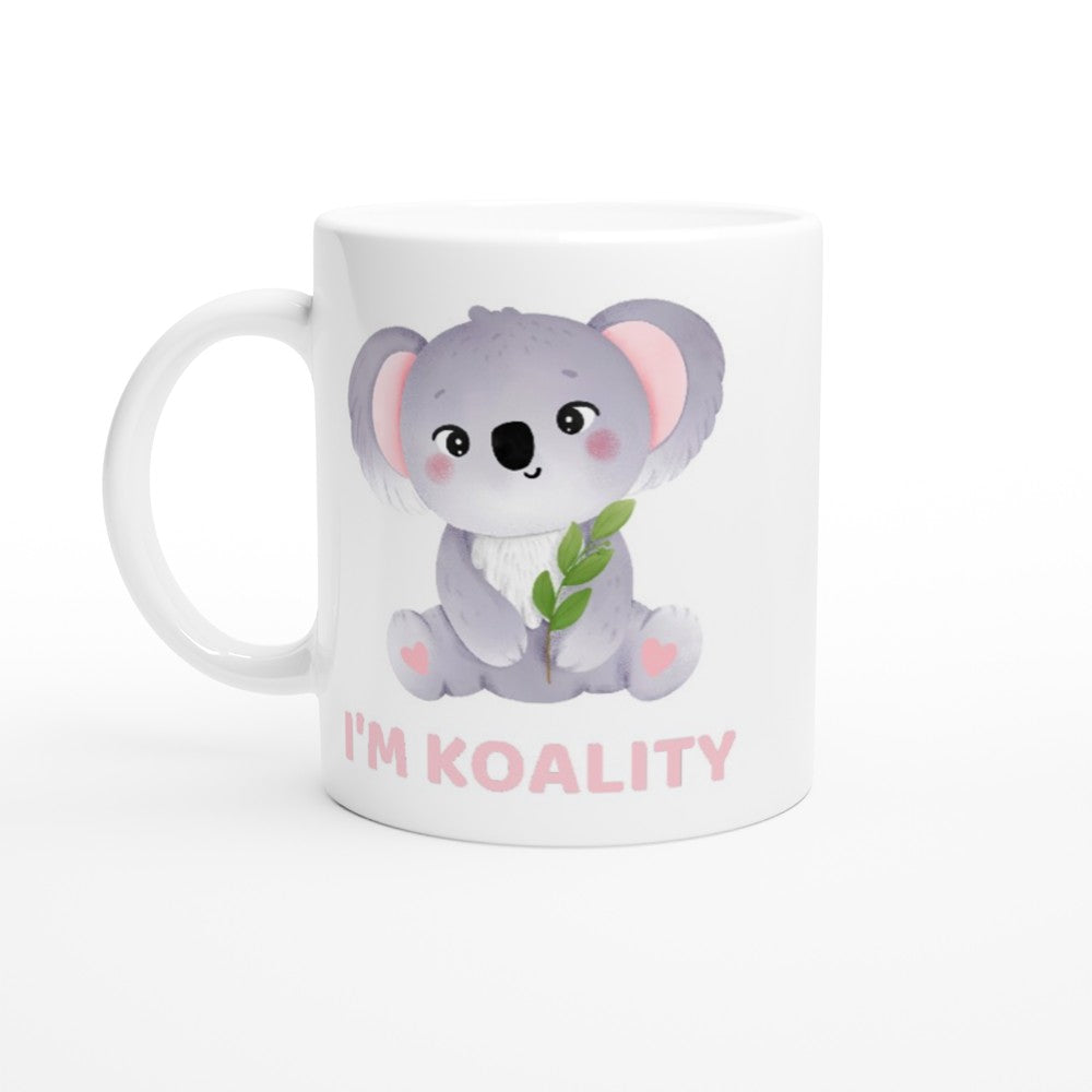 I'm Koality - White 11oz Ceramic Mug Default Title White 11oz Mug animal