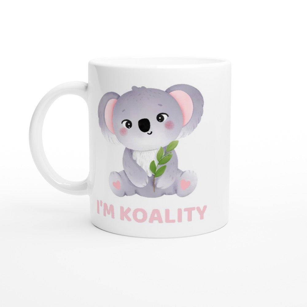 I'm Koality - White 11oz Ceramic Mug Default Title White 11oz Mug animal Globally Fulfilled