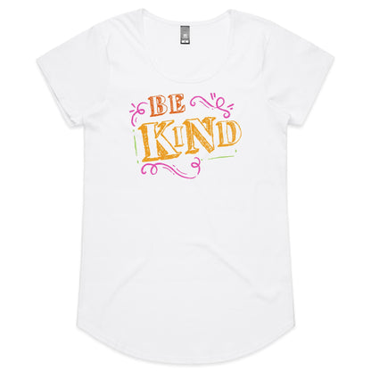 Be Kind - Womens Scoop Neck T-Shirt