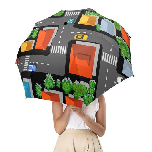 Road Map - Semi-Automatic Foldable Umbrella