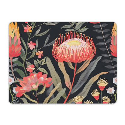 Australian Waratah Flower - Leather Mouse Pad