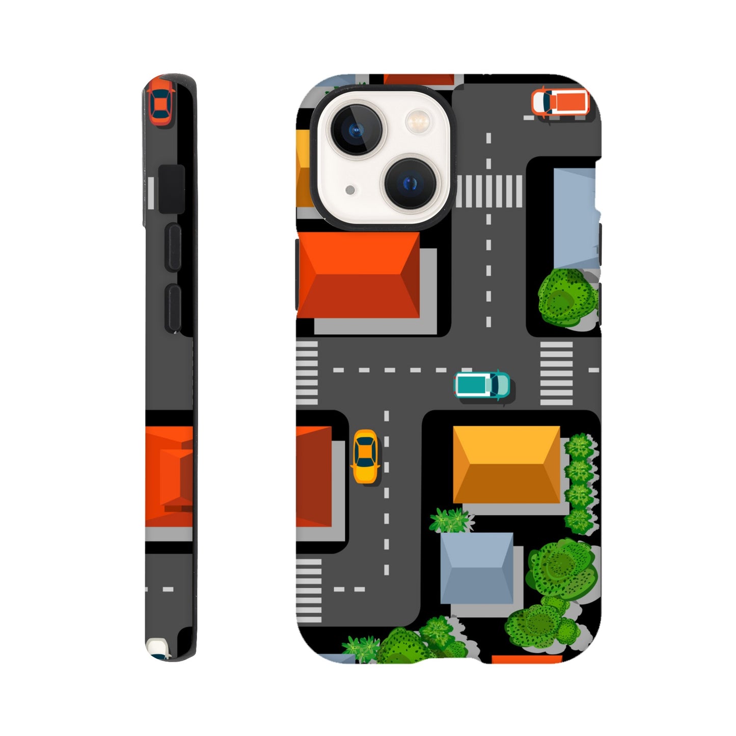 Road Map - Phone Tough Case iPhone 13 Mini Phone Case Globally Fulfilled