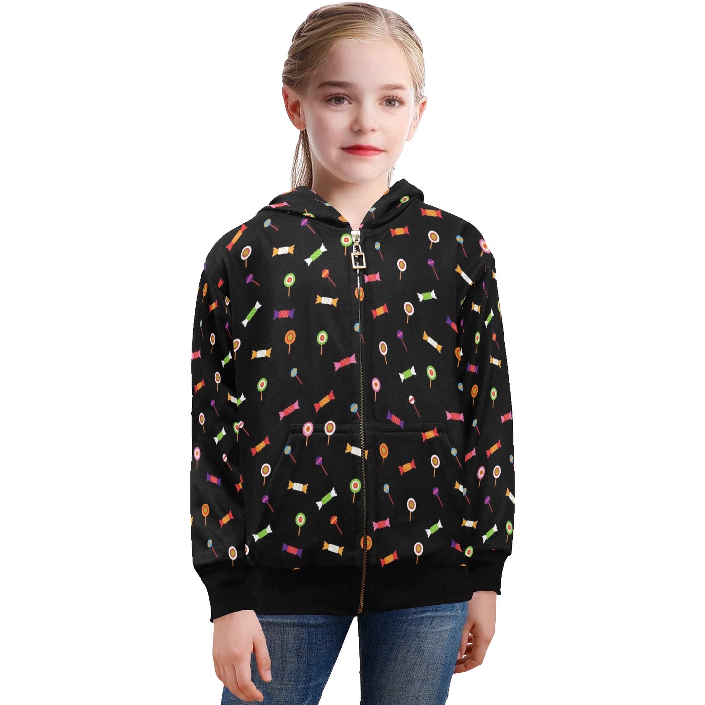 Candy - Senior Girls Zip Up Hoodie