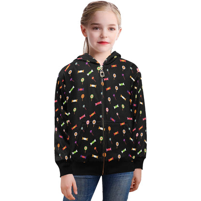 Candy - Senior Girls Zip Up Hoodie