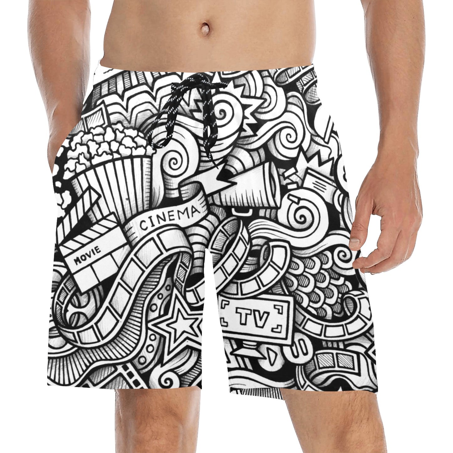 Entertainment - Men's Mid-Length Beach Shorts