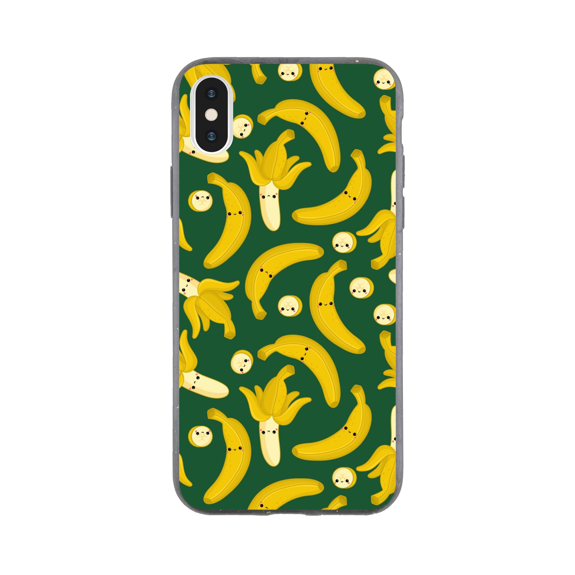 Happy Bananas - Phone Cases Bio case Apple - iPhone XS Print Material Globally Fulfilled