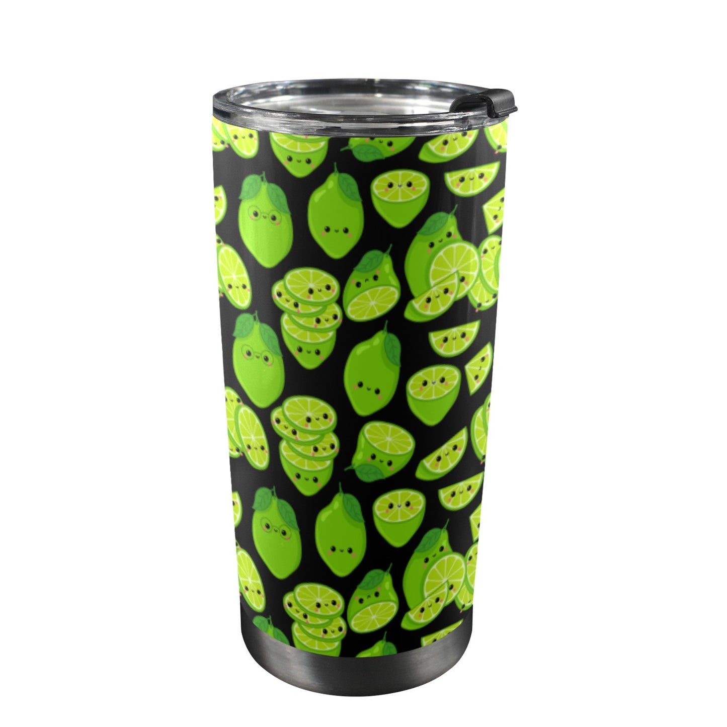 Cute Limes - 20oz Travel Mug / Tumbler 20oz Travel Mug / Tumbler Food Printed Offshore