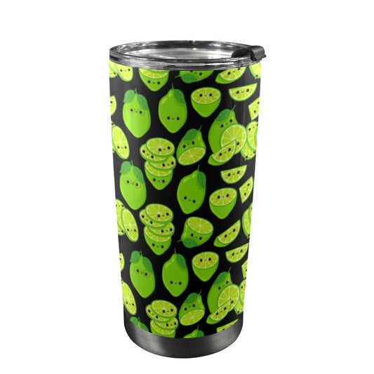 Cute Limes - 20oz Travel Mug / Tumbler