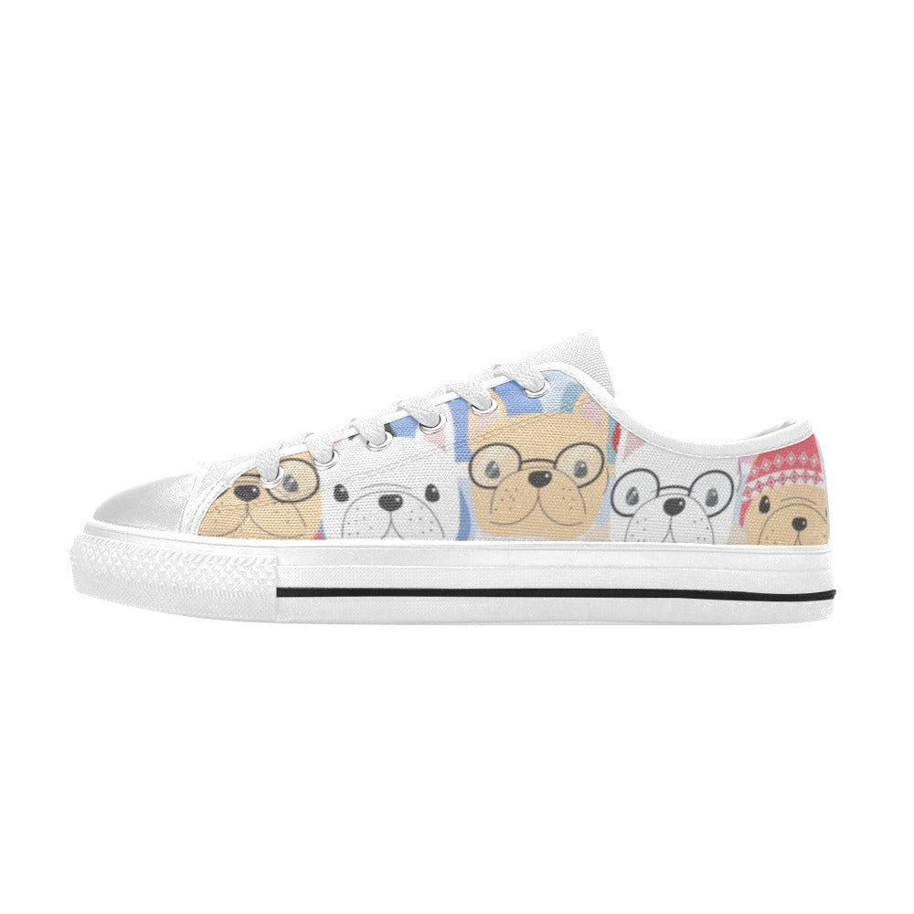 Dog Crowd - Women's Classic Canvas Shoes