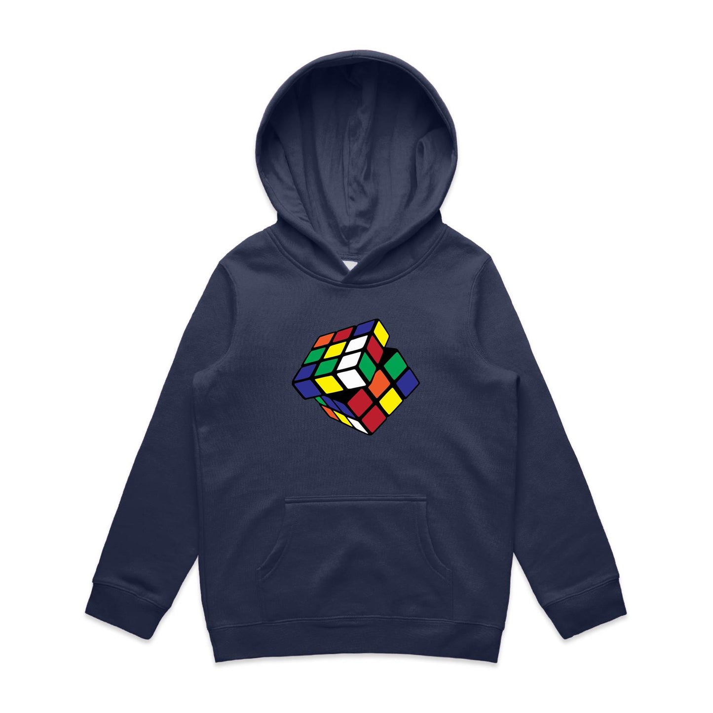 Cube - Youth Supply Hood Midnight Blue Kids Hoodie Games