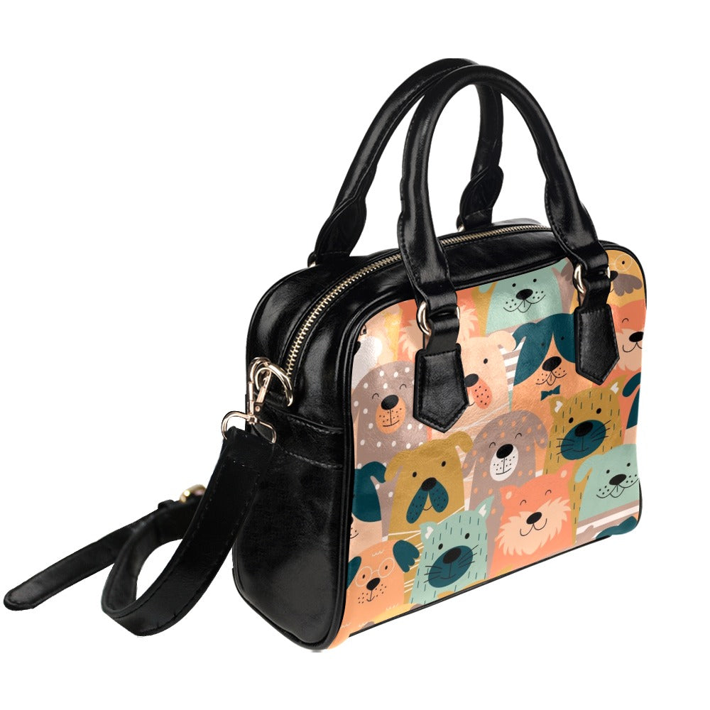 Lots Of Dogs - Shoulder Handbag