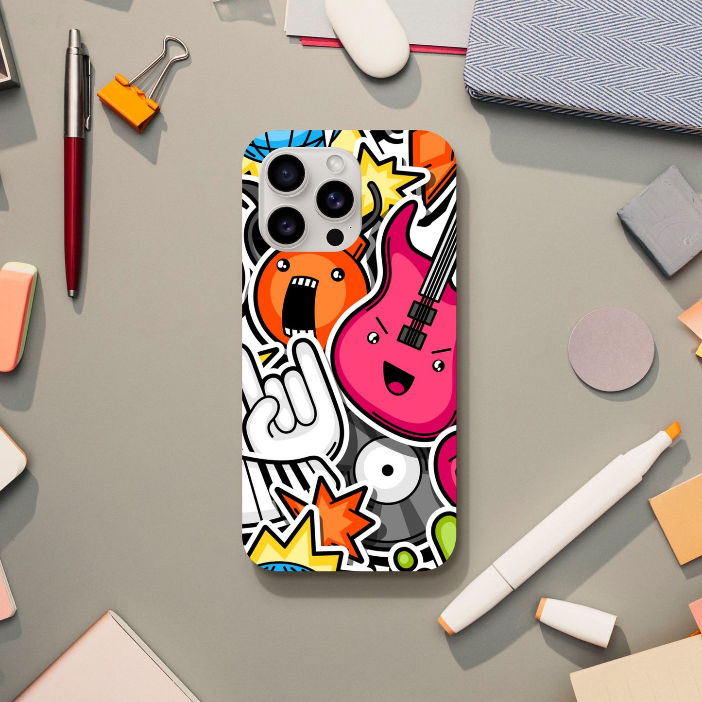 Sticker Music - Phone Tough Case Phone Case Globally Fulfilled Music