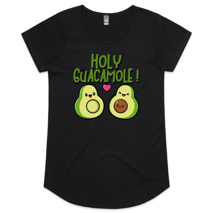 Holy Guacamole, Pregnant Avocado - Womens Scoop Neck T-Shirt