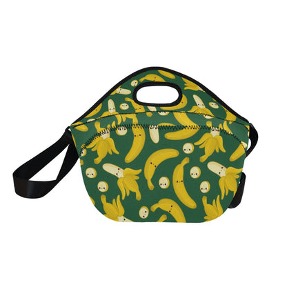 Happy Bananas - Neoprene Lunch Bag/Large Neoprene Lunch Bag/Large Printed Offshore