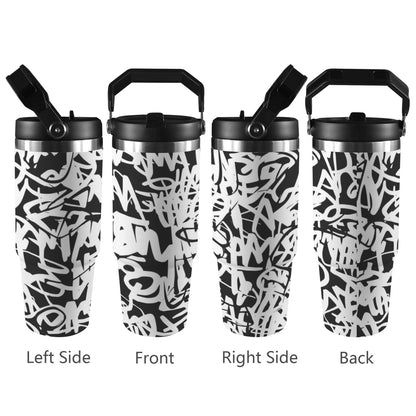 Graffiti - 30oz Tumbler with Top Handle