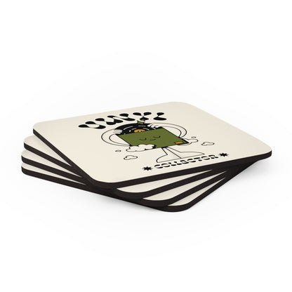 Vinyl Collector - Corkwood Coaster Set Coaster