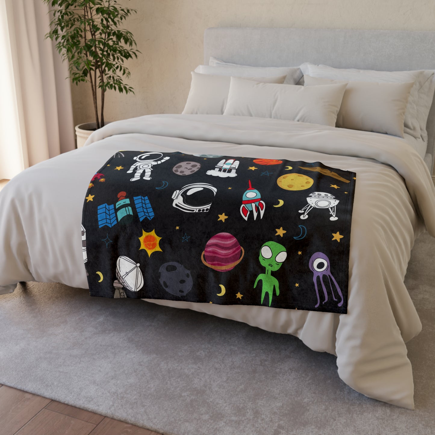 Give Me Some Space - Soft Polyester Blanket 30'' × 40'' Blanket