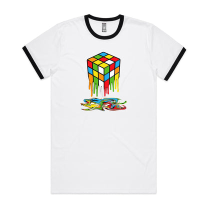 Melting Cube - Staple Ringer Tee