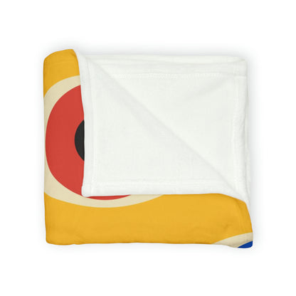 Eyes On Yellow - Soft Polyester Blanket Blanket