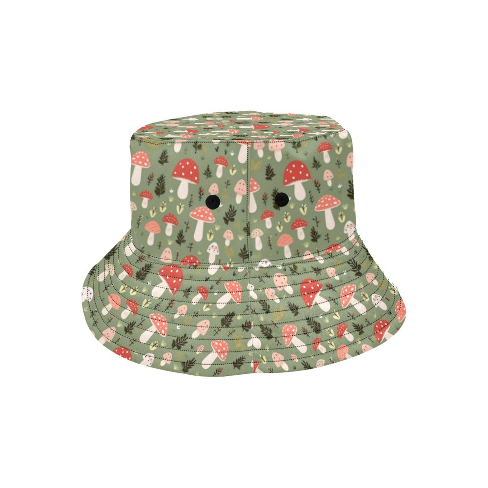 Mushroom Garden - Womens Bucket Hat