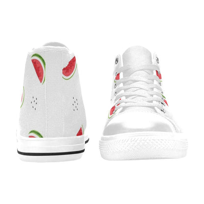 Watermelon - Men's High Top Canvas Shoes