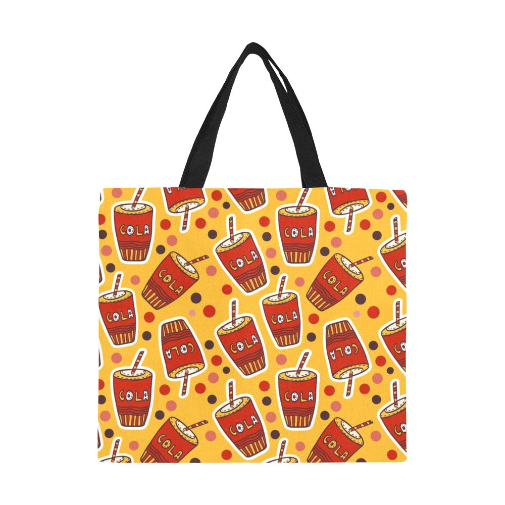 Cola - Full Print Canvas Tote Bag Full Print Canvas Tote Bag