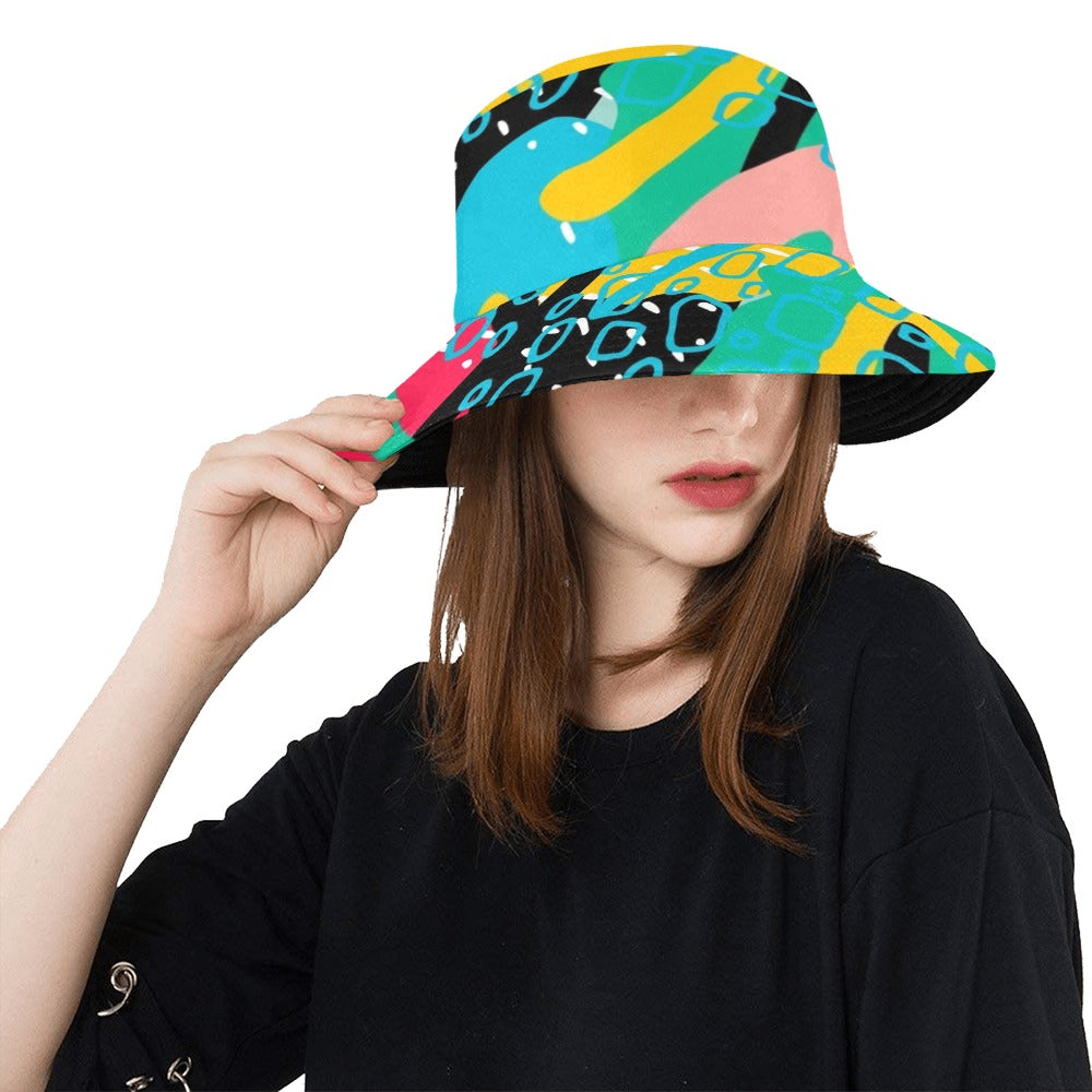 Bright And Colourful - Womens Bucket Hat Womens Bucket Hat Printed Offshore