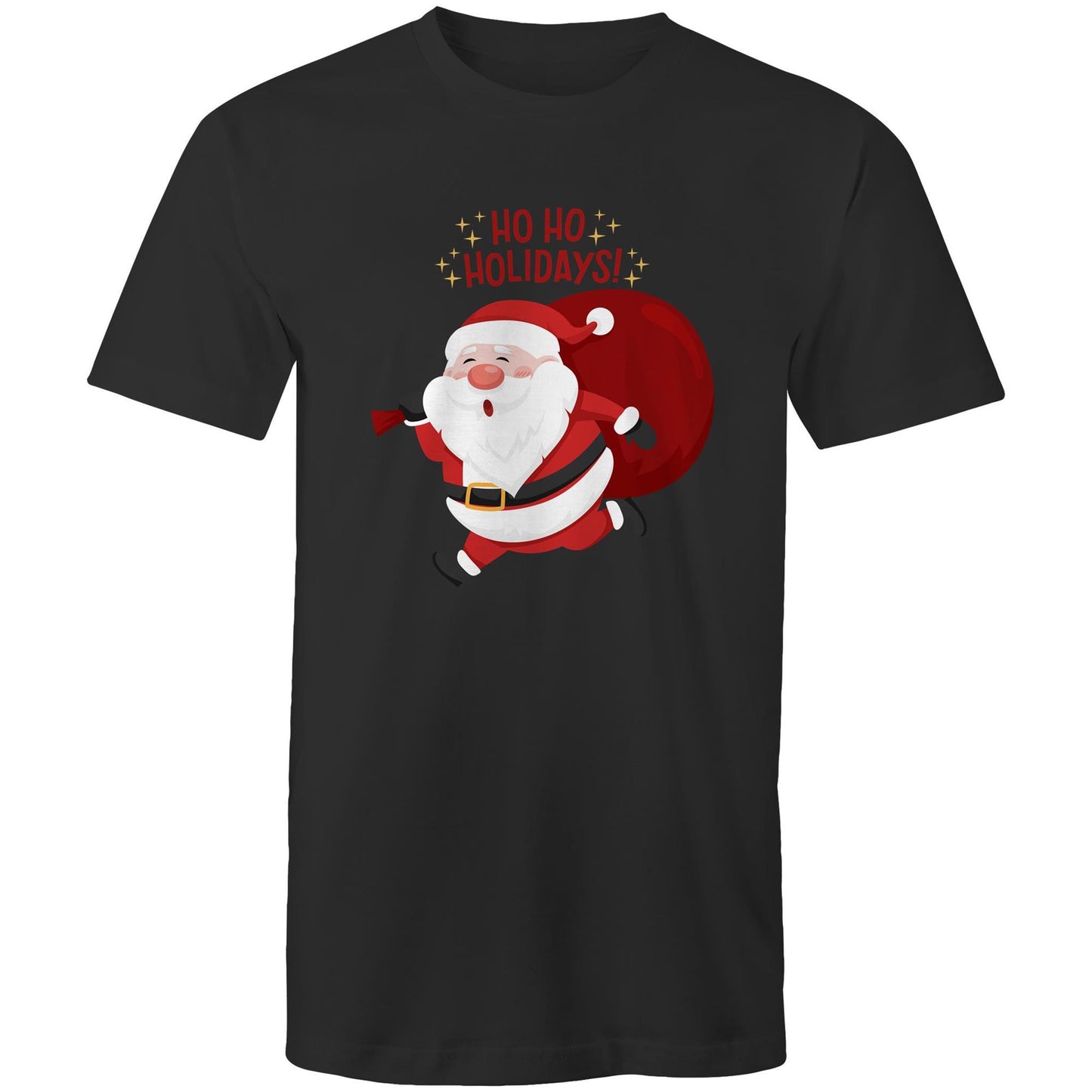 Ho Ho Holidays, Santa, Christmas - Mens T-Shirt