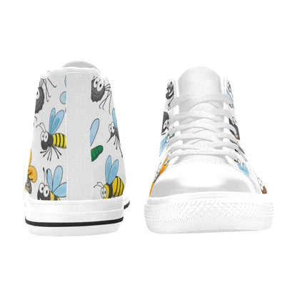 Little Creatures - Men's High Top Canvas Shoes