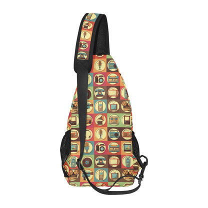 Retro Life - Chest Bag With Full Print