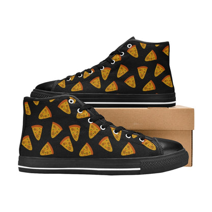 Pizzas - Women's High Top Canvas Shoes