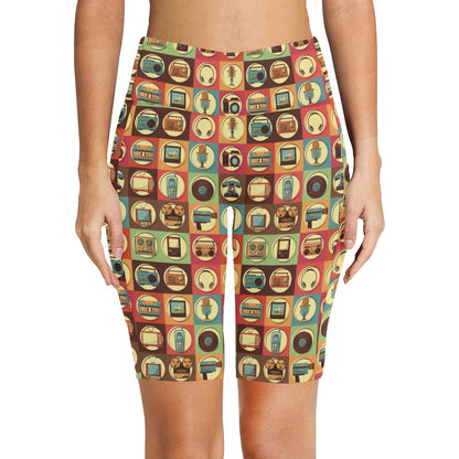 Retro Life - Women's Bike Shorts