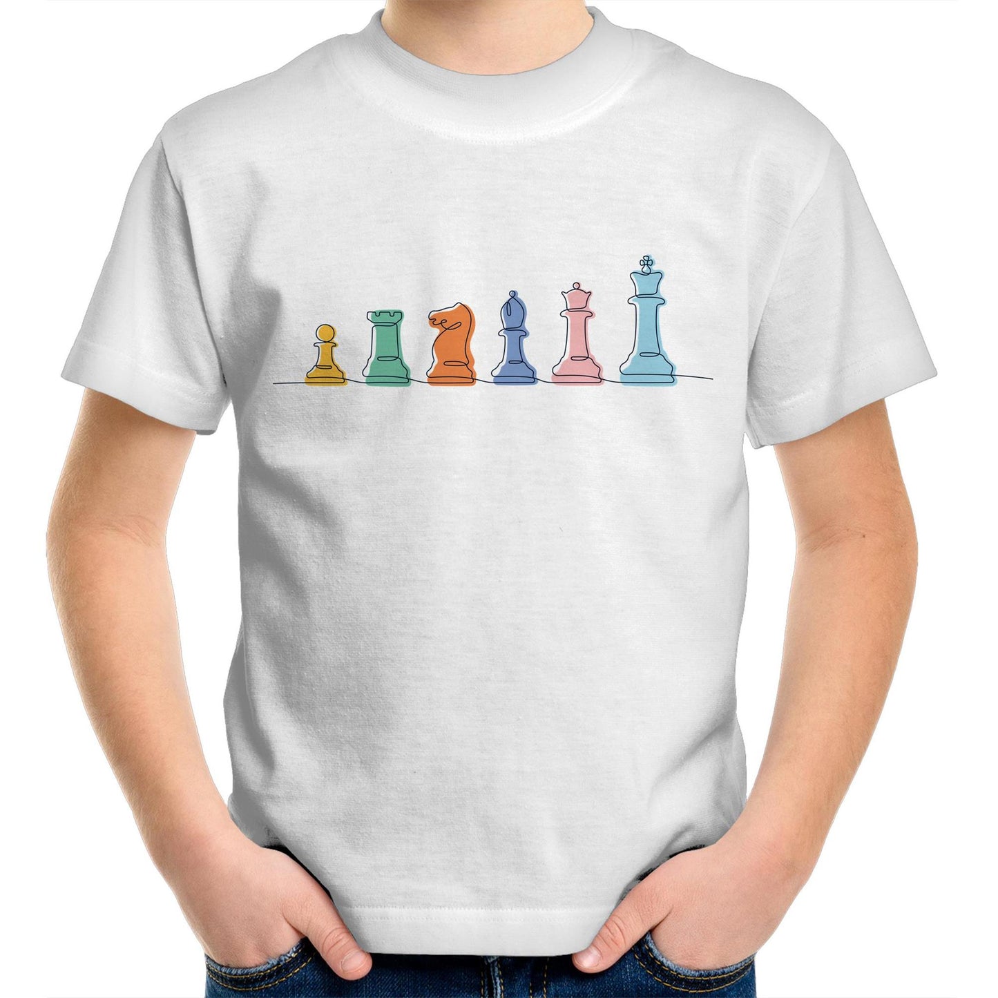Chess - Kids Youth T-Shirt White Kids Youth T-shirt Chess Games