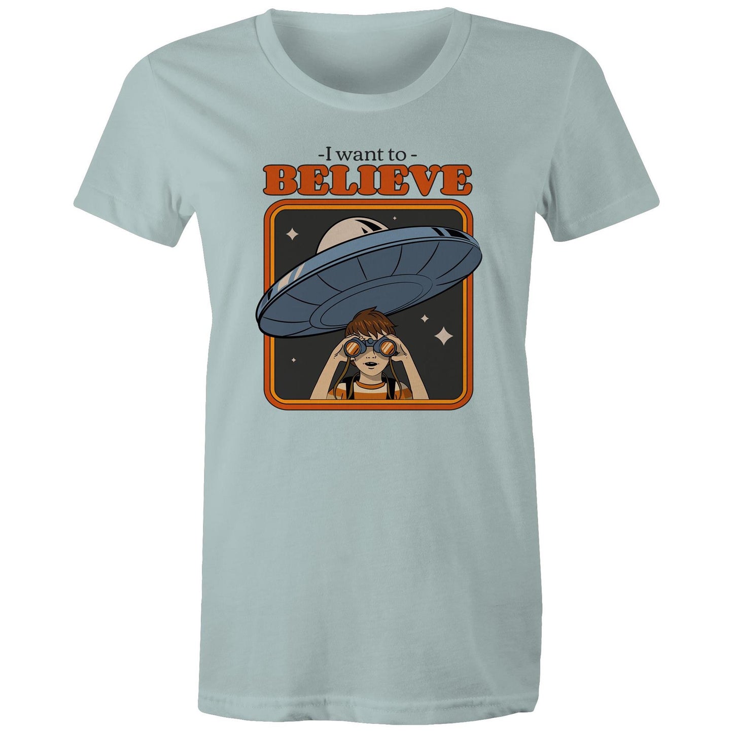 I Want To Believe, UFO - Womens T-shirt