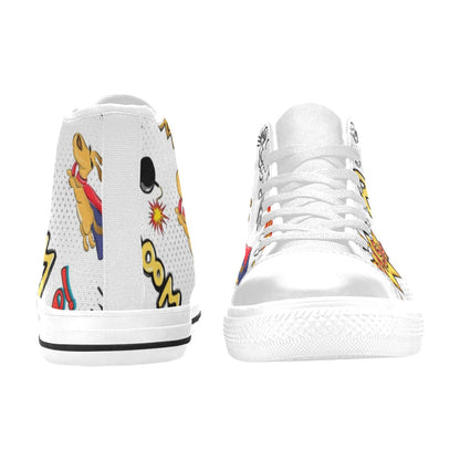 Superdog - Women's High Top Canvas Shoes