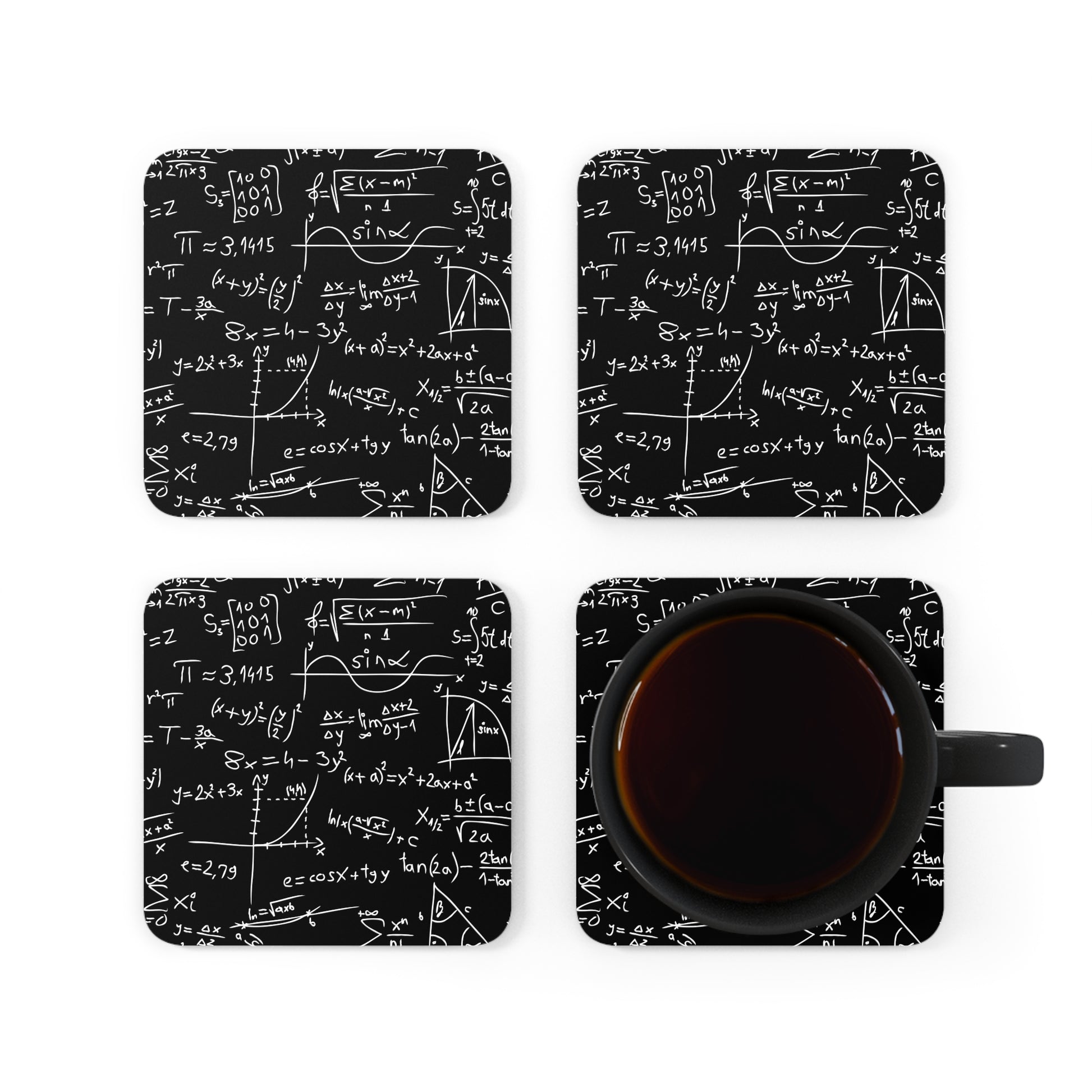 Equations - Corkwood Coaster Set Coaster