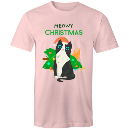 Meowy Christmas - Mens T-Shirt