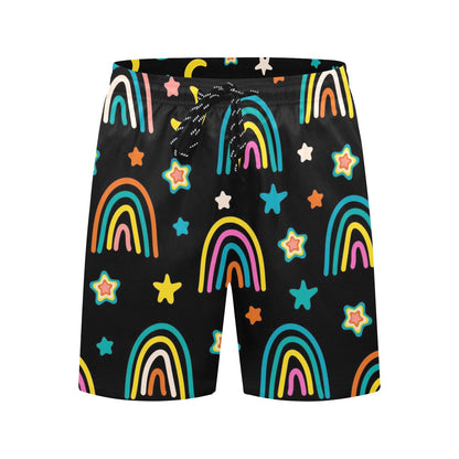 Rainbows - Men's Mid-Length Beach Shorts