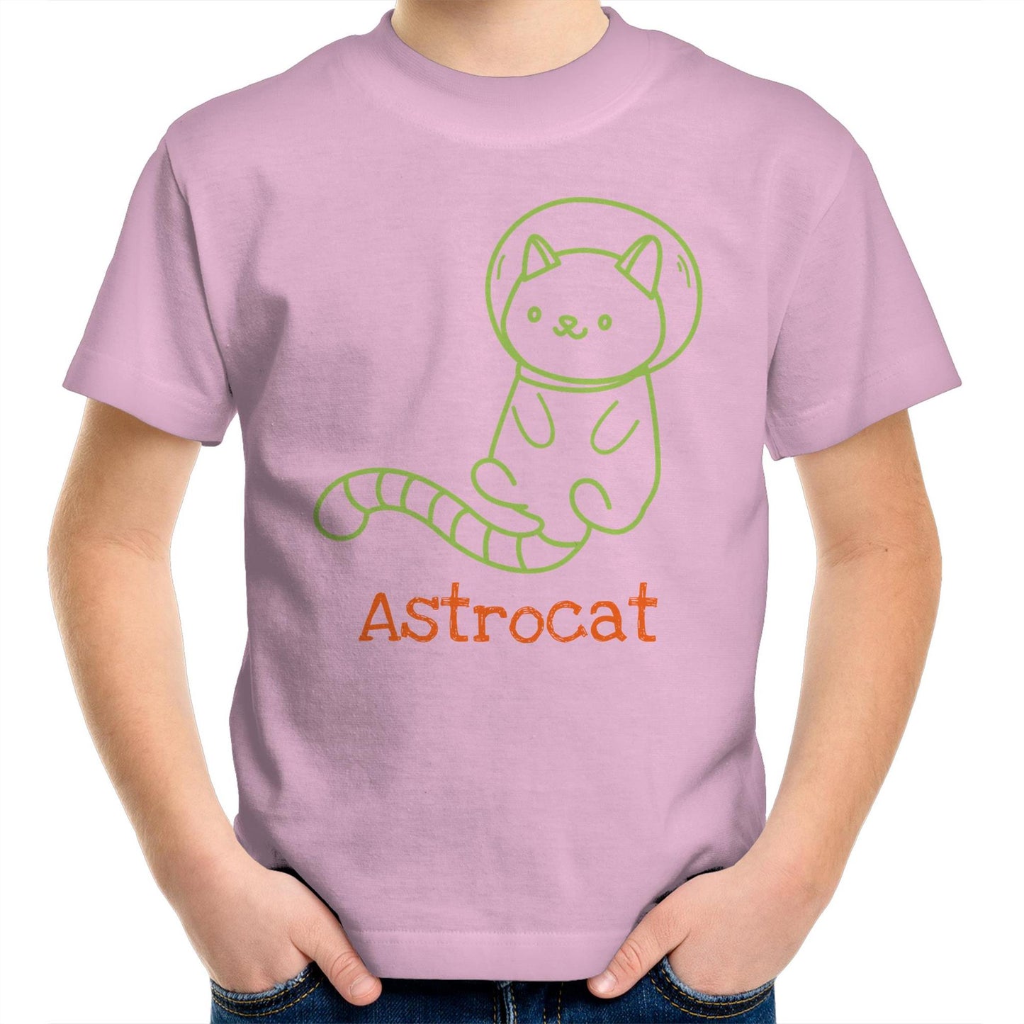 Astrocat, Cat Astronaut - Kids Youth T-Shirt