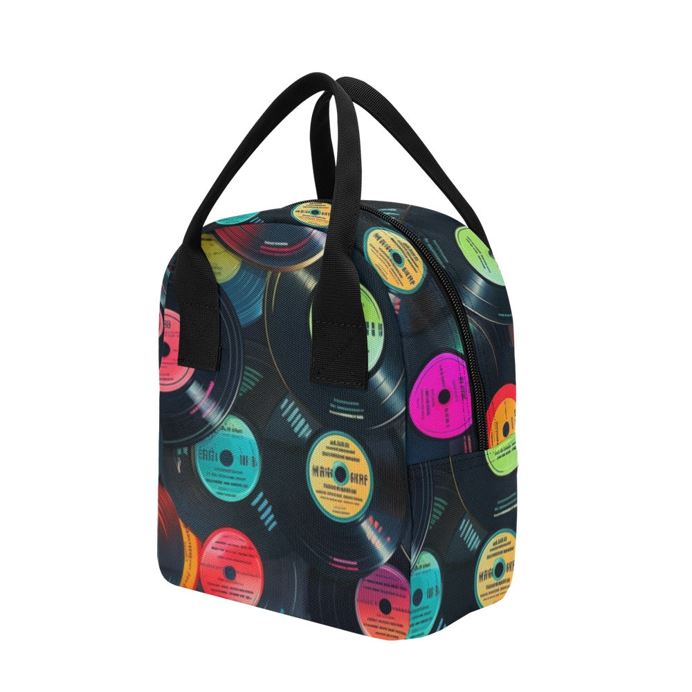 Retro Vinyl Records - Lunch Bag Lunch Bag Music Printed Offshore