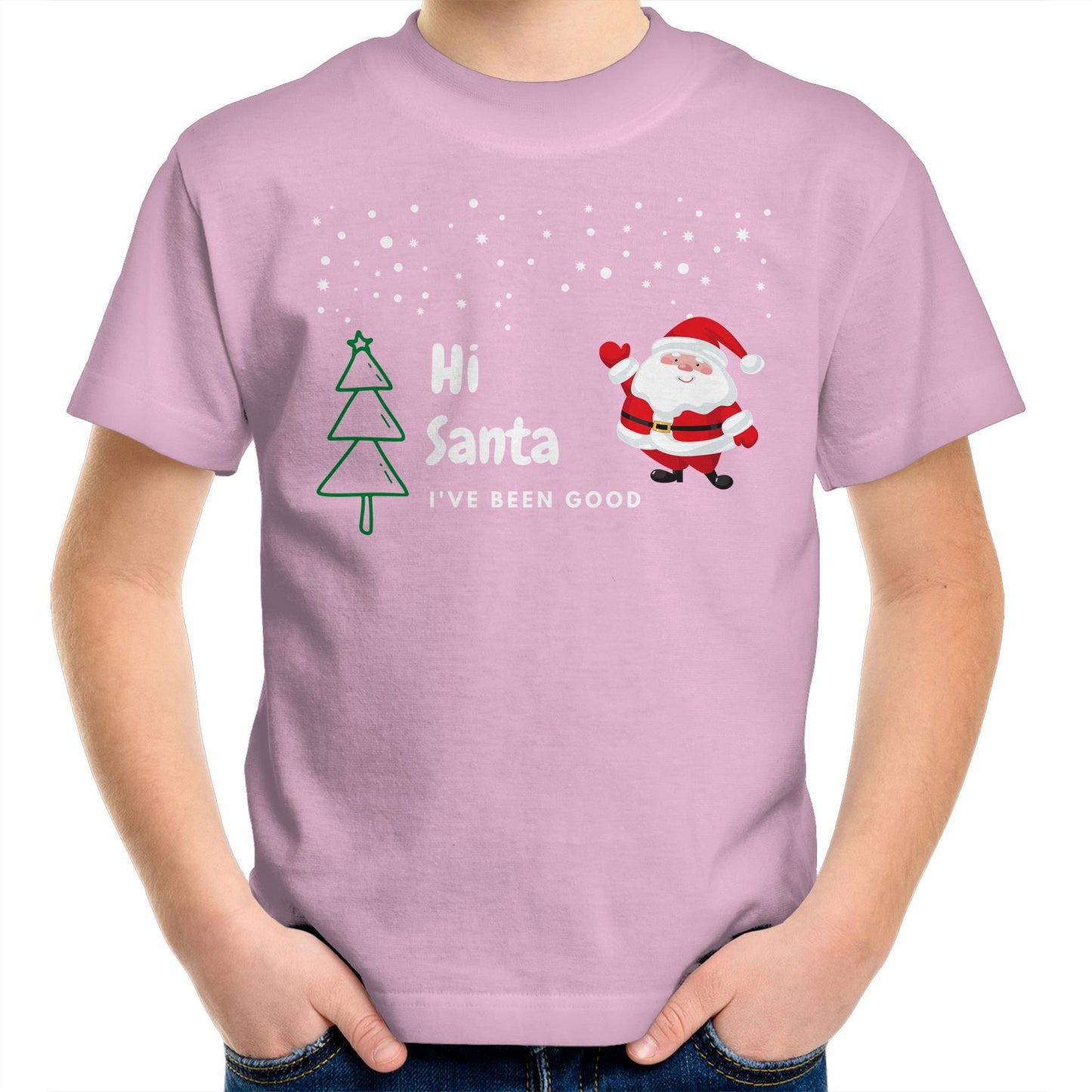 Hi Santa, I've Been Good - Kids Youth T-Shirt