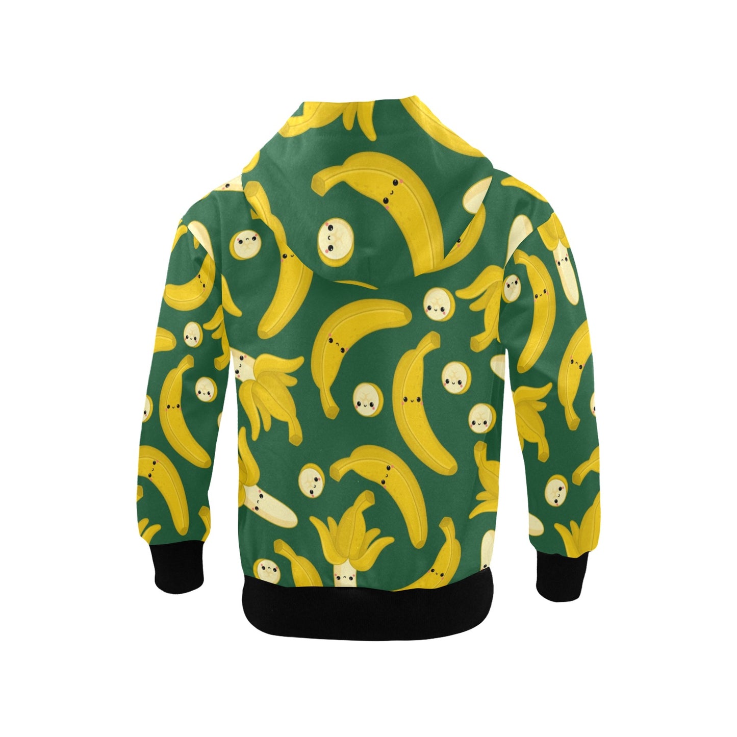 Happy Bananas - Senior Boys Zip Up Hoodie