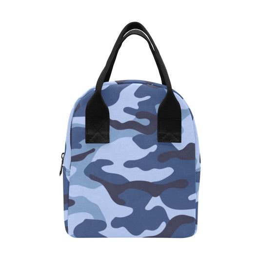 Blue Camouflage - Lunch Bag