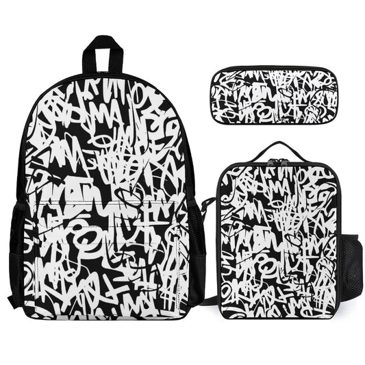 Graffiti - School Backpack Three Piece Set