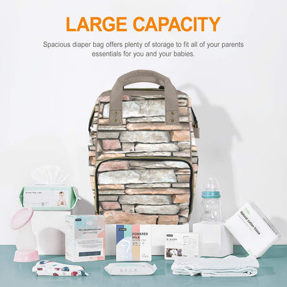 Stone Wall - Multifunction Backpack Multifunction Backpack Printed Offshore