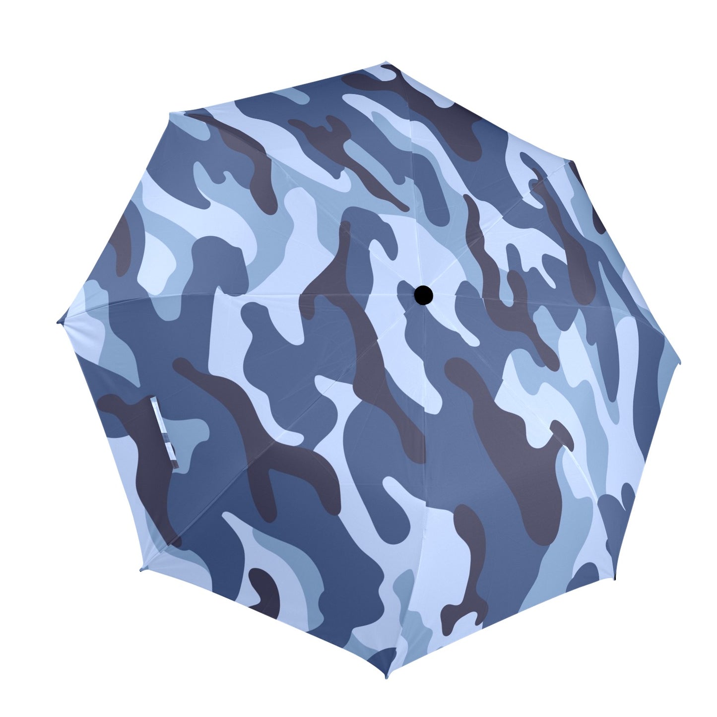 Blue Camouflage - Semi-Automatic Foldable Umbrella Semi-Automatic Foldable Umbrella