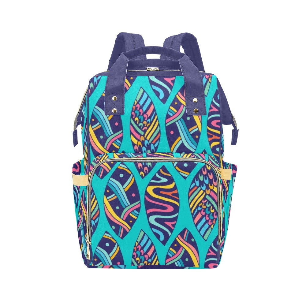 Aloha Surfboards - Multifunction Backpack Multifunction Backpack Printed Offshore Summer Surf