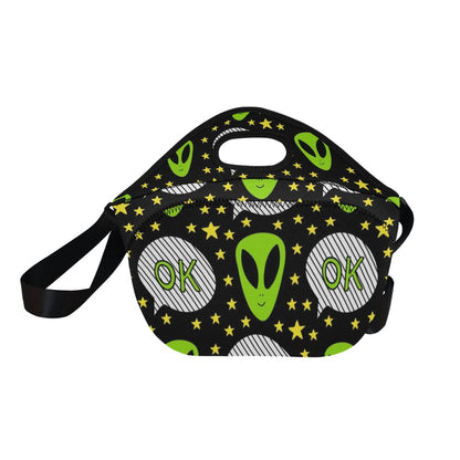 Alien OK - Neoprene Lunch Bag/Large Neoprene Lunch Bag/Large