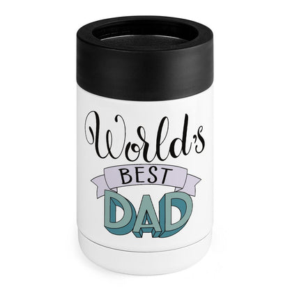 World's Best Dad - Stainless Steel Can Cooler